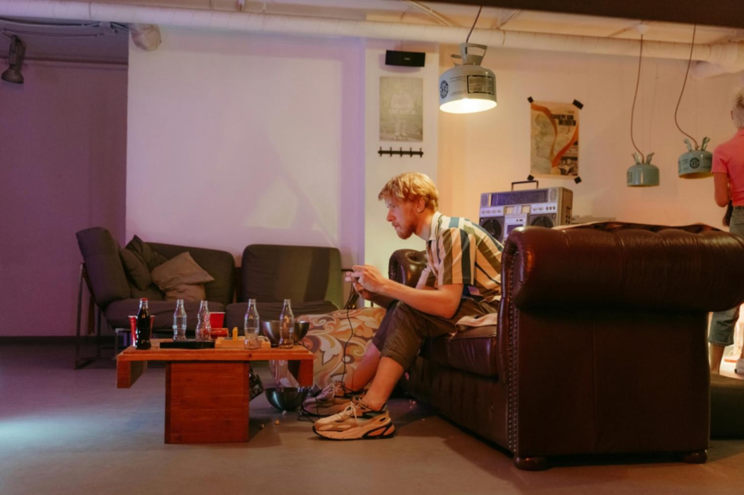 Students engaged in esports training session